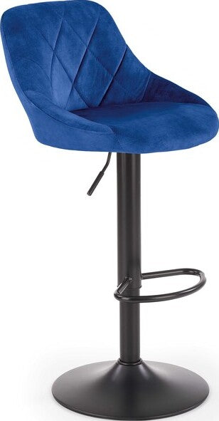 Bar Stool Ferrara | size: Width: 47cm, Height: 106cm, Depth: 45cm | color: Blue | image: 1 | variant: 1002988