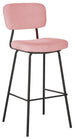 Bar Stool Folkestone | size: Width: 46cm, Height: 107cm, Depth: 49cm | color: Pink | image: 0 | variant: 1001336