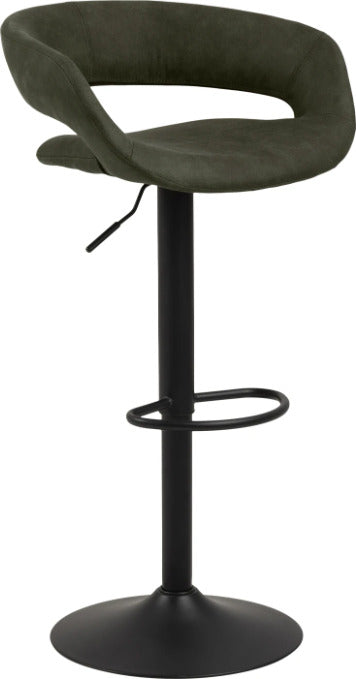 Bar Stool Grace | size: Width: 54.5cm, Height: 104cm, Depth: 48.5cm | color: Green | image: 1 | variant: 1005597