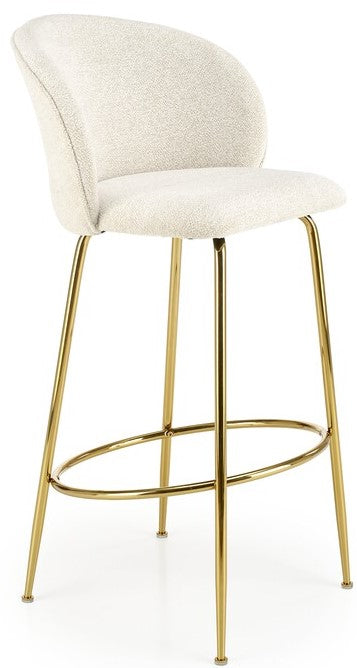 Bar Stool H116 | size: Width: 50cm, Height: 101cm, Depth: 59cm | color: White | image: 0 | variant: 1005514