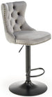 Bar Stool H117 | size: Width: 47cm, Height: 118cm, Depth: 52cm | color: Gray | image: 0 | variant: 1005518
