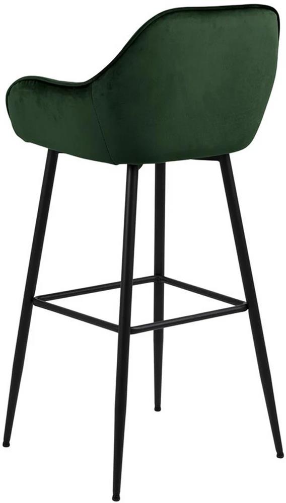 Bar Stool Horsham | size: Width: 55cm, Height: 103.5cm, Depth: 52cm | color: Black/Grey | image: 3 | variant: 1001319