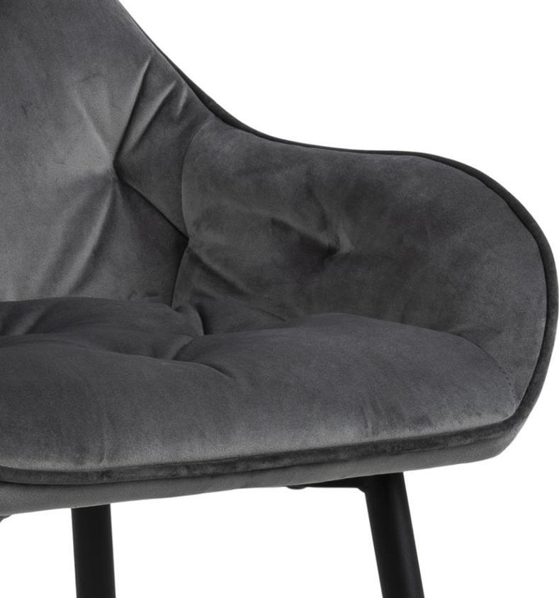 Bar Stool Horsham | size: Width: 55cm, Height: 103.5cm, Depth: 52cm | color: Gray | image: 3 | variant: 1001318