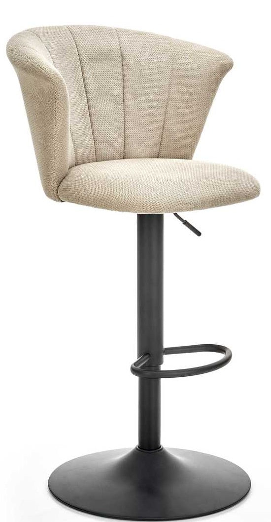 Bar Stool Imola | size: Width: 55cm, Height: 112cm, Depth: 53cm | color: Beige | image: 0 | variant: 1003001