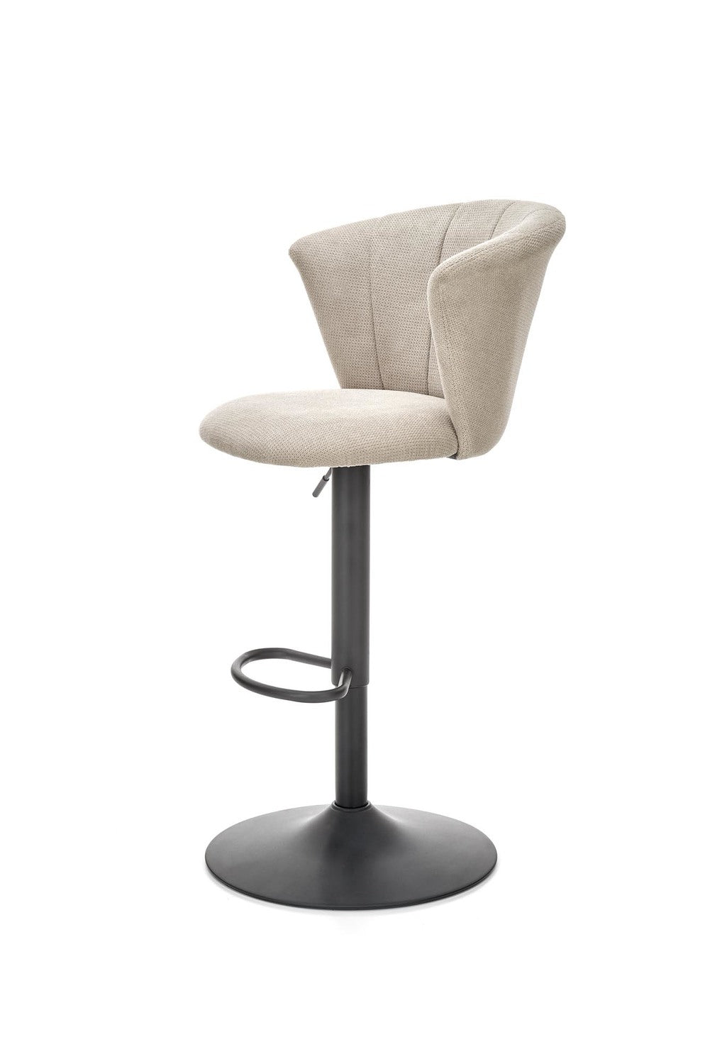 Bar Stool Imola | size: Width: 55cm, Height: 112cm, Depth: 53cm | color: Beige | image: 1 | variant: 1003001