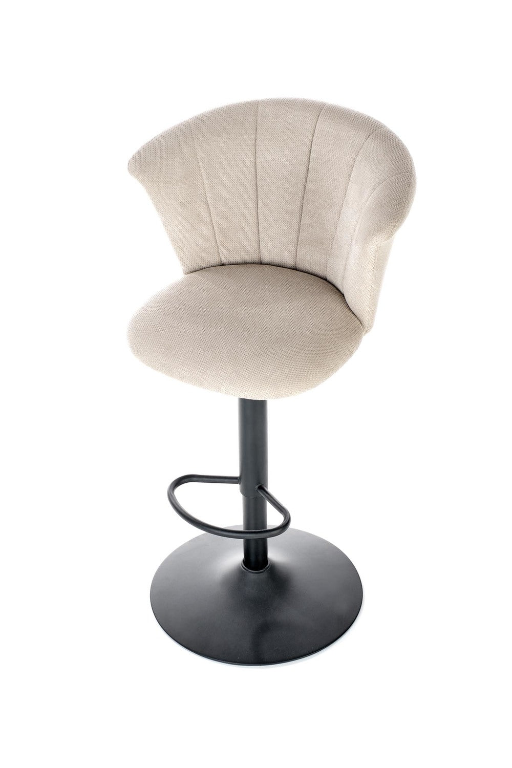 Bar Stool Imola | size: Width: 55cm, Height: 112cm, Depth: 53cm | color: Beige | image: 3 | variant: 1003001