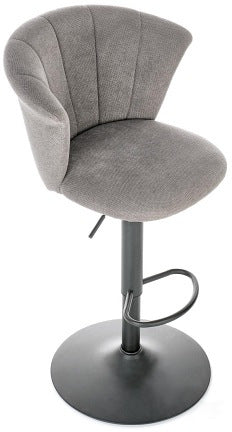 Bar Stool Imola | size: Width: 55cm, Height: 112cm, Depth: 53cm | color: Gray | image: 3 | variant: 1003000