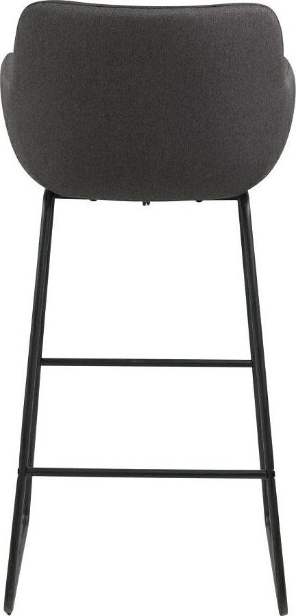 Bar Stool Jarrow | size: Width: 53cm, Height: 100cm, Depth: 52cm | color: Gray | image: 3 | variant: 1005740
