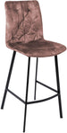 Bar Stool Oxted | size: Width: 44cm, Height: 112cm, Depth: 53cm | color: Pink | image: 1 | variant: 1001299