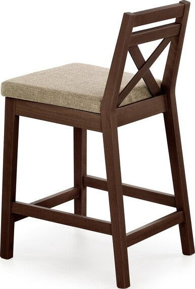 Bar Stool Piacenza | size: Length: 41cm, Width: 41cm, Height: 58-83cm, Depth: 48cm | color: Beige | image: 2 | variant: 1002986