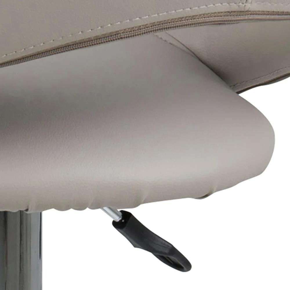Bar Stool Pontypool | size: Width: 56cm, Height: 100cm, Depth: 50cm | color: Gray | image: 3 | variant: 1001347