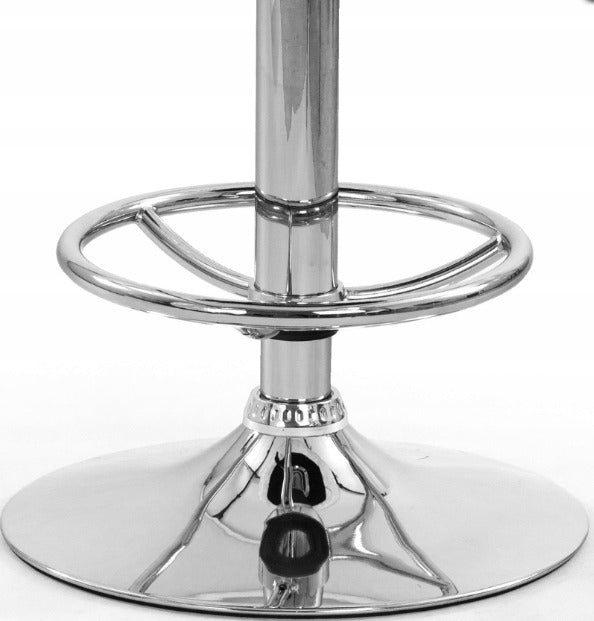 Bar Stool Potenza | size: Length: 46cm, Width: 54cm, Height: 80-102cm, Depth: 46cm | color: Black | image: 2 | variant: 1003035