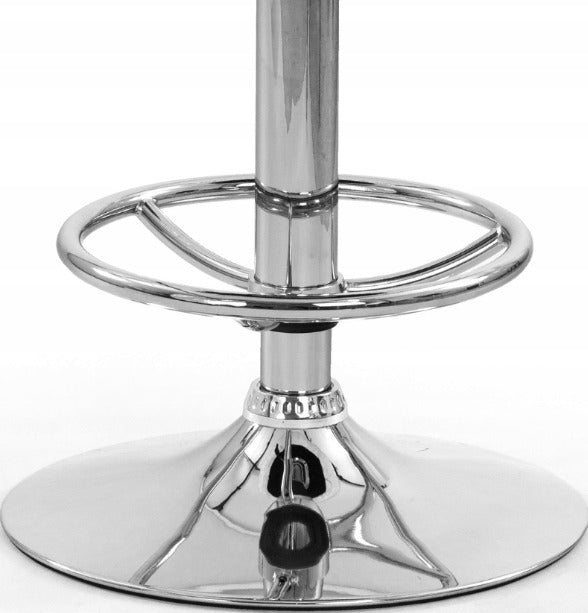 Bar Stool Potenza | size: Length: 46cm, Width: 54cm, Height: 80-102cm, Depth: 46cm | color: Gray | image: 2 | variant: 1003037