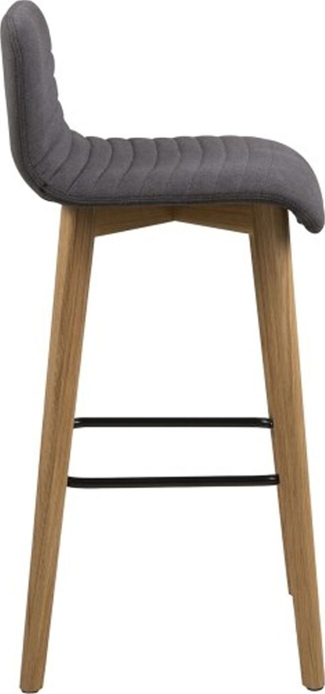 Bar Stool Tonbridge | size: Width: 44cm, Height: 101cm, Depth: 47cm | color: Gray | image: 2 | variant: 1005896