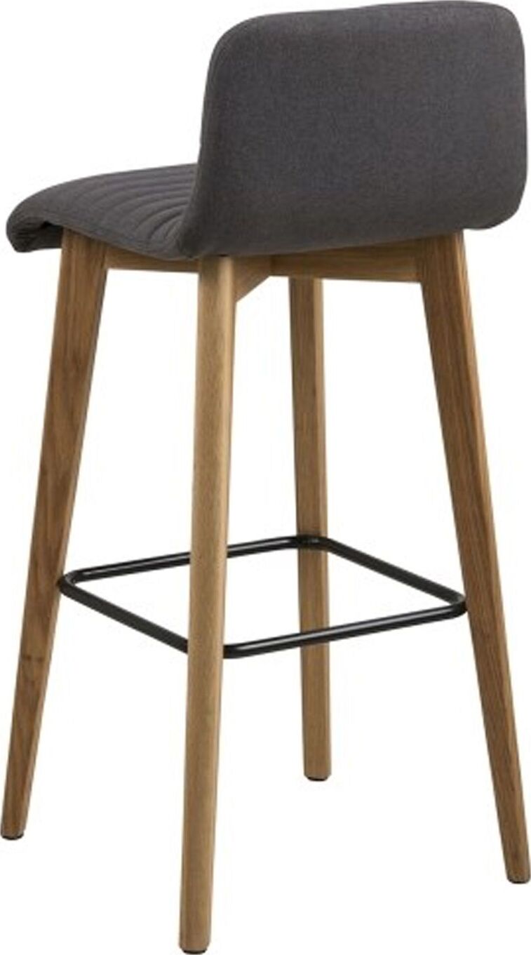 Bar Stool Tonbridge | size: Width: 44cm, Height: 101cm, Depth: 47cm | color: Gray | image: 3 | variant: 1005896