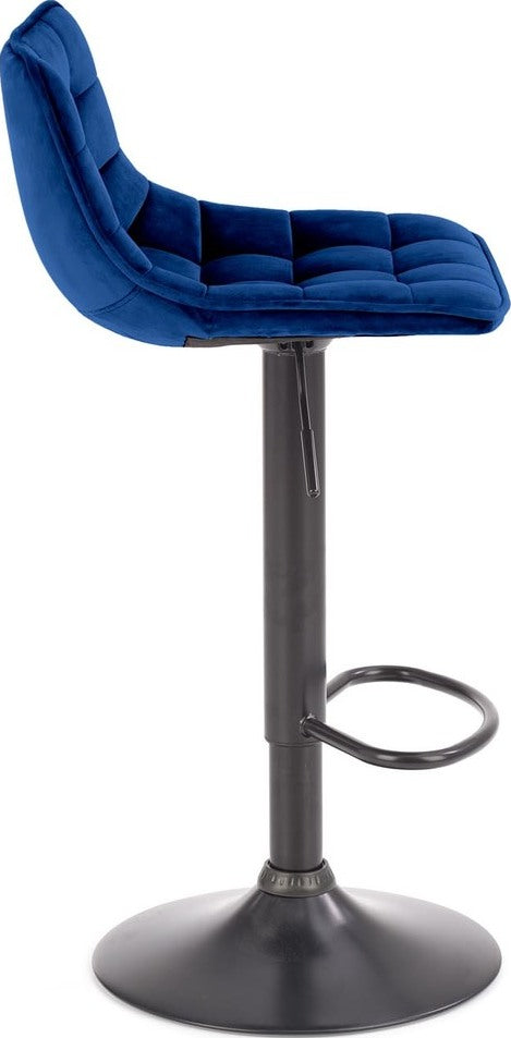 Bar Stool Vibo Valentia | size: Length: 43cm, Width: 43cm, Height: 106cm, Depth: 44cm | color: Blue | image: 2 | variant: 1003055