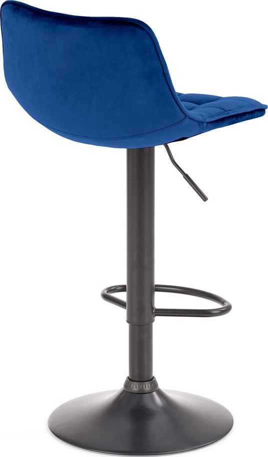 Bar Stool Vibo Valentia | size: Length: 43cm, Width: 43cm, Height: 106cm, Depth: 44cm | color: Blue | image: 3 | variant: 1003055