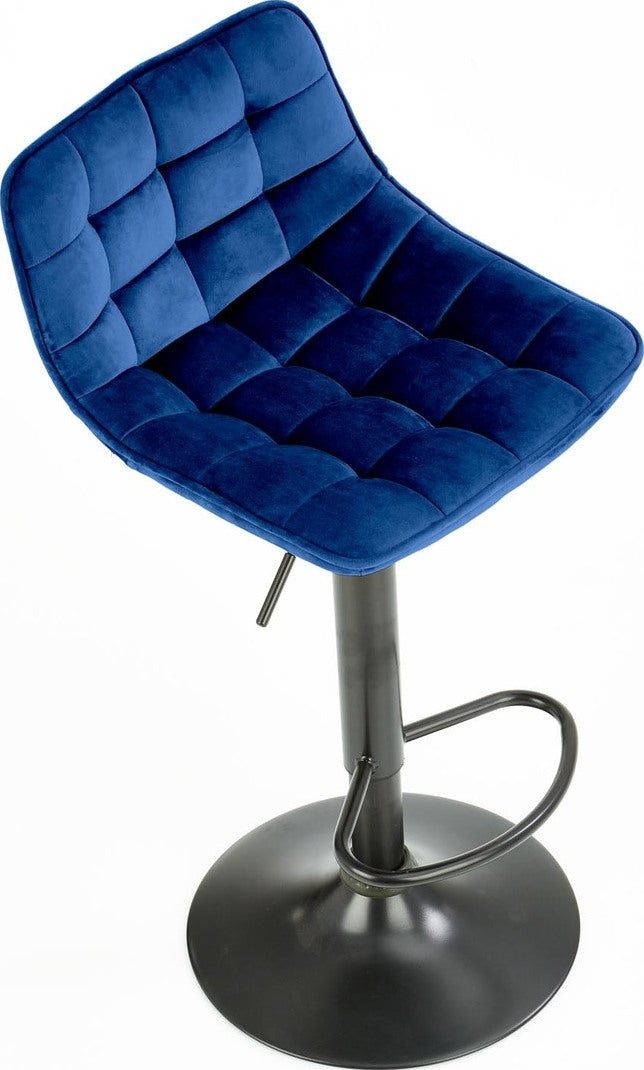 Bar Stool Vibo Valentia | size: Length: 43cm, Width: 43cm, Height: 106cm, Depth: 44cm | color: Blue | image: 6 | variant: 1003055