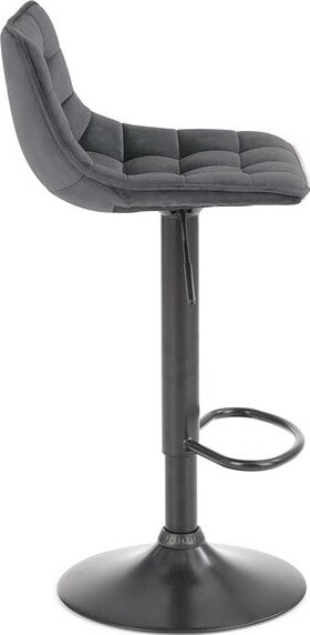 Bar Stool Vibo Valentia | size: Length: 43cm, Width: 43cm, Height: 84-106cm, Depth: 44cm | color: Gray | image: 2 | variant: 1003053
