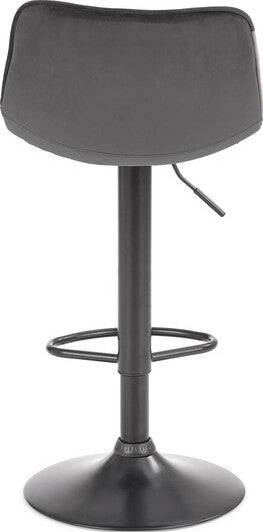 Bar Stool Vibo Valentia | size: Length: 43cm, Width: 43cm, Height: 84-106cm, Depth: 44cm | color: Gray | image: 5 | variant: 1003053
