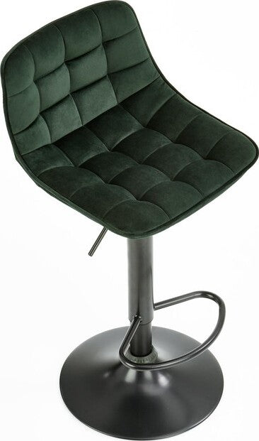 Bar Stool Vibo Valentia | size: Length: 43cm, Width: 43cm, Height: 84-106cm, Depth: 44cm | color: Green | image: 13 | variant: 1003054