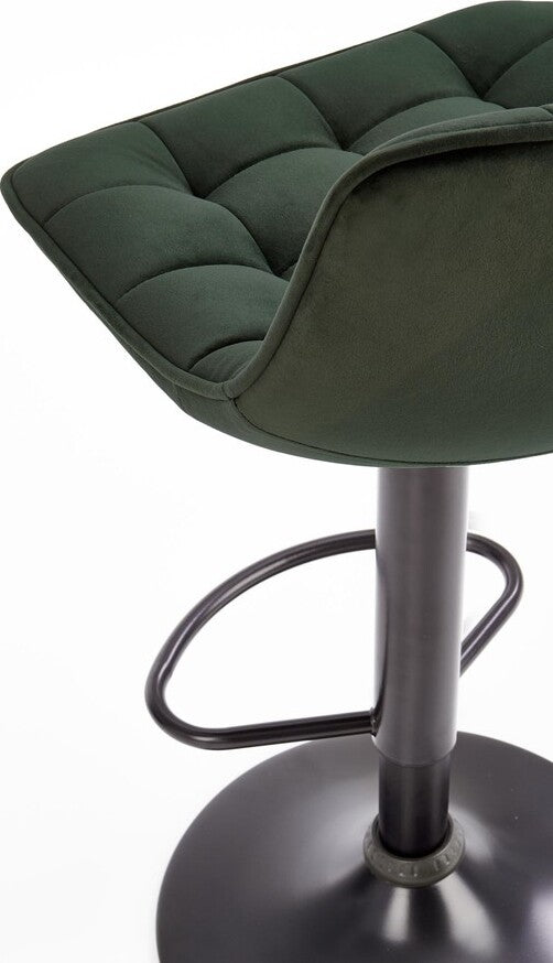 Bar Stool Vibo Valentia | size: Length: 43cm, Width: 43cm, Height: 84-106cm, Depth: 44cm | color: Green | image: 14 | variant: 1003054