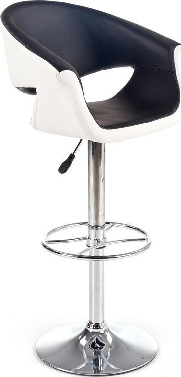 Bar Stool West Cambridge | size: Length: 46cm, Width: 50cm, Height: 93-115cm, Depth: 46cm | color: Black | image: 2 | variant: 1007057