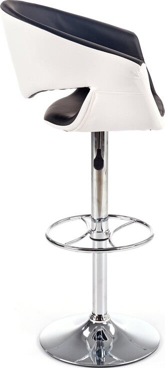 Bar Stool West Cambridge | size: Length: 46cm, Width: 50cm, Height: 93-115cm, Depth: 46cm | color: Black | image: 3 | variant: 1007057
