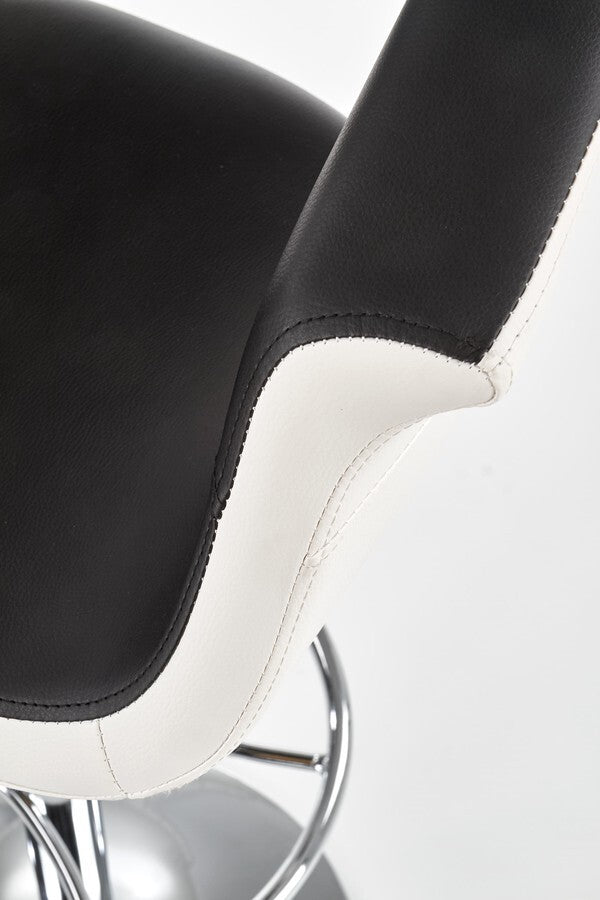 Bar Stool West Cambridge | size: Length: 46cm, Width: 50cm, Height: 93-115cm, Depth: 46cm | color: Black | image: 6 | variant: 1007057