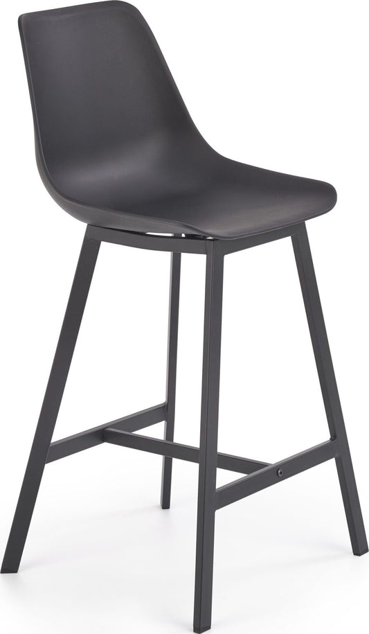 Bar Stool West Shrewsbury | size: Length: 43cm, Width: 43cm, Height: 96cm, Depth: 48cm | color: Black | image: 1 | variant: 1007083