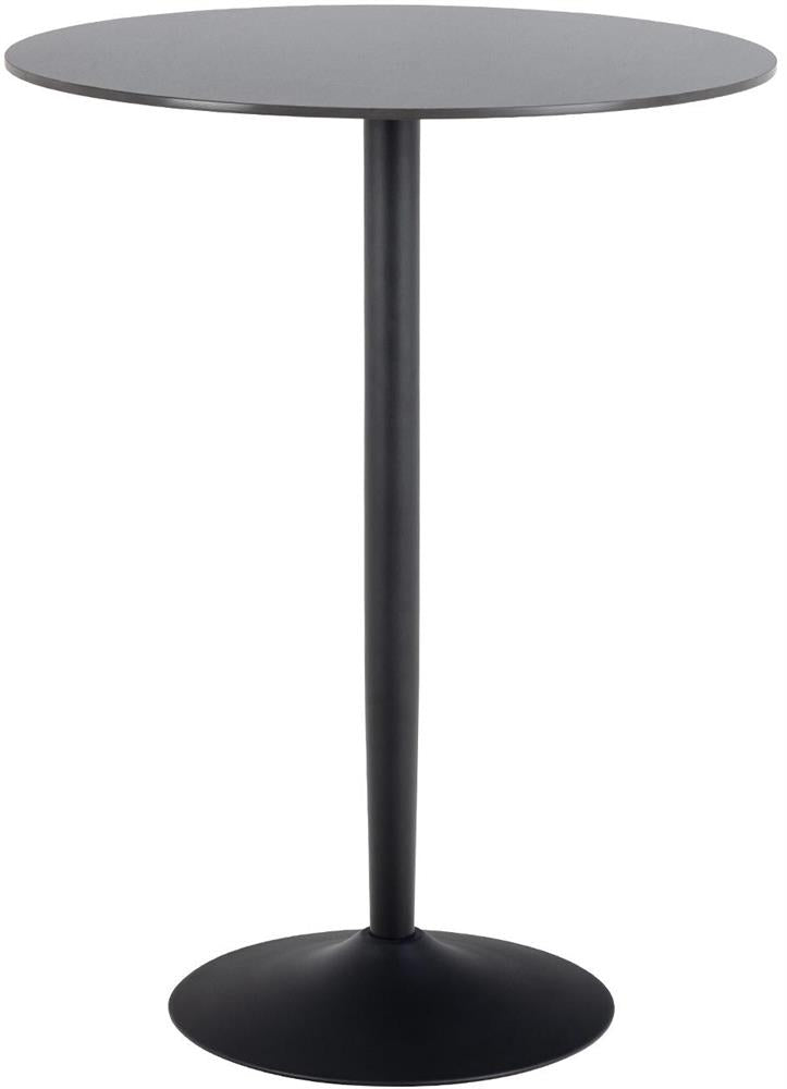 Bar Table Cobham | size: Length: 80cm, Width: 80cm, Height: 105cm, Diameter: 80cm | color: Black | image: 1 | variant: 1005979