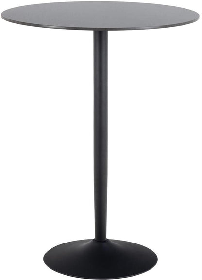 Bar Table Cobham | size: Length: 80cm, Width: 80cm, Height: 105cm, Diameter: 80cm | color: Black | image: 1 | variant: 1005979