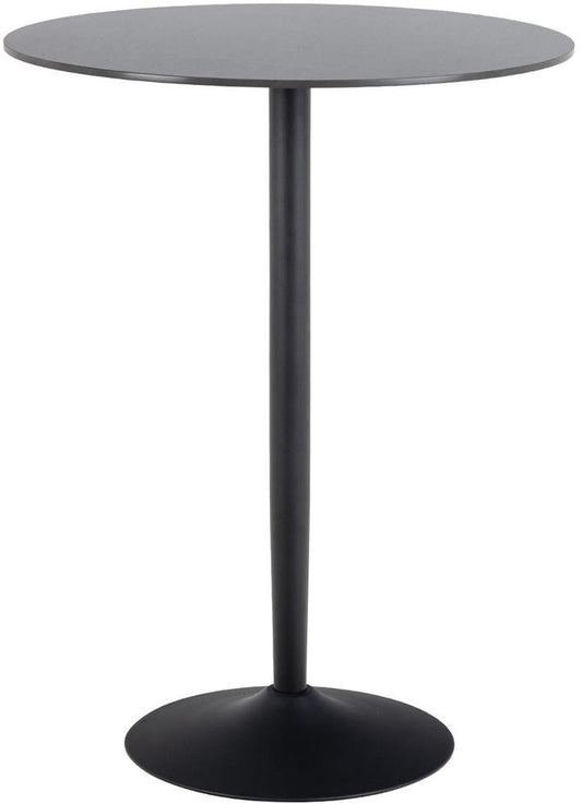 Bar Table Cobham | size: Length: 80cm, Width: 80cm, Height: 105cm, Diameter: 80cm | color: Black | image: 1 | variant: 1005979