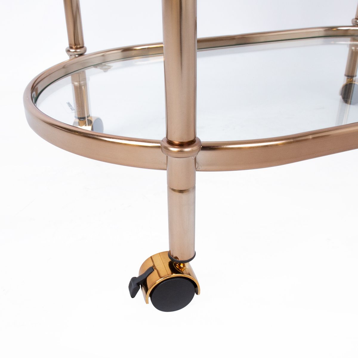 Bar Table East Bala | size: Length: 39cm, Width: 88cm, Height: 76cm | color: Transparent/Gold | image: 5 | variant: 1005830