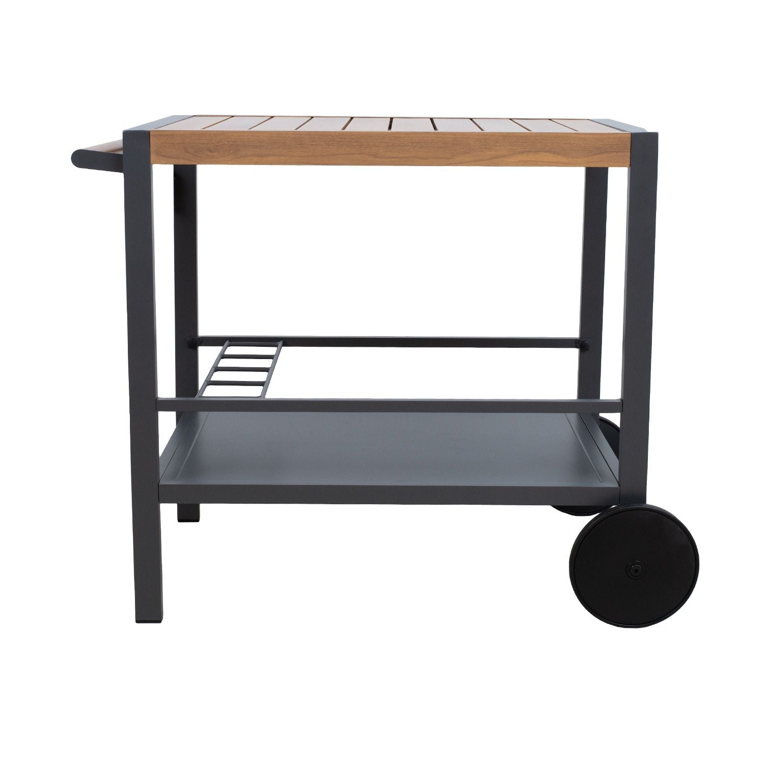 Bar Table East Taranto | size: Length: 57.5cm, Width: 97cm, Height: 75cm | color: Oak/Grey | image: 1 | variant: 1006533