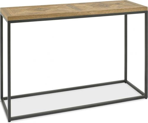 Bar Table Indus | size: Length: 37cm, Width: 116cm, Height: 77cm | color: Brown/Grey | image: 1 | variant: 1012082