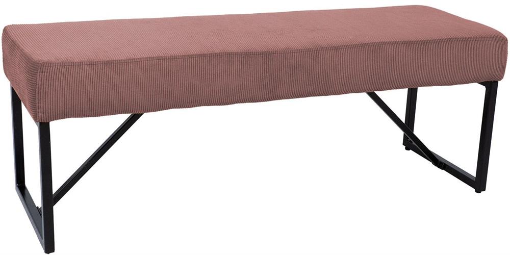 Bedroom Bench Abingdon | size: Length: 110cm, Width: 36cm, Height: 42cm | color: Pink | image: 1 | variant: 1000366