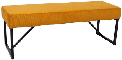 Bedroom Bench Abingdon | size: Length: 110cm, Width: 36cm, Height: 42cm | color: Yellow | image: 1 | variant: 1000365