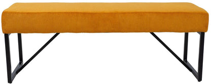 Bedroom Bench Abingdon | size: Length: 110cm, Width: 36cm, Height: 42cm | color: Yellow | image: 2 | variant: 1000365