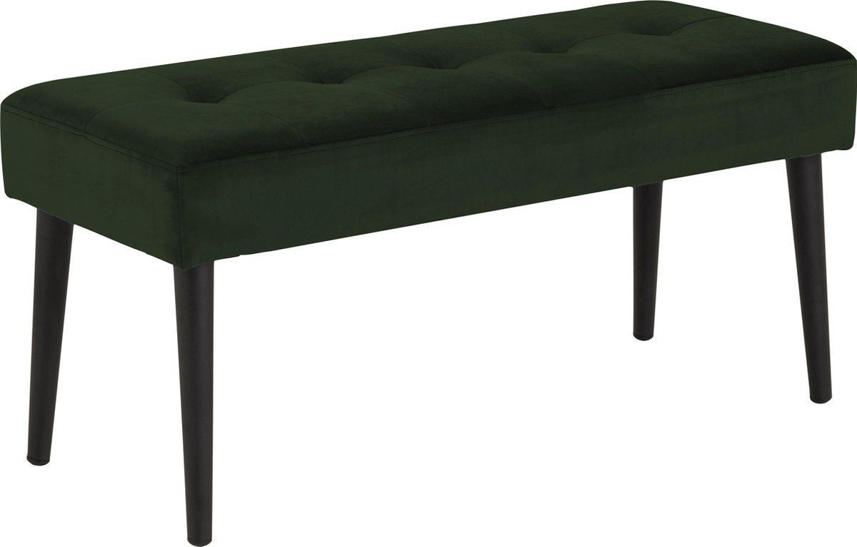 Bedroom Bench Stirling | size: Width: 95cm, Height: 45cm, Depth: 38cm | color: Green | image: 1 | variant: 1005577