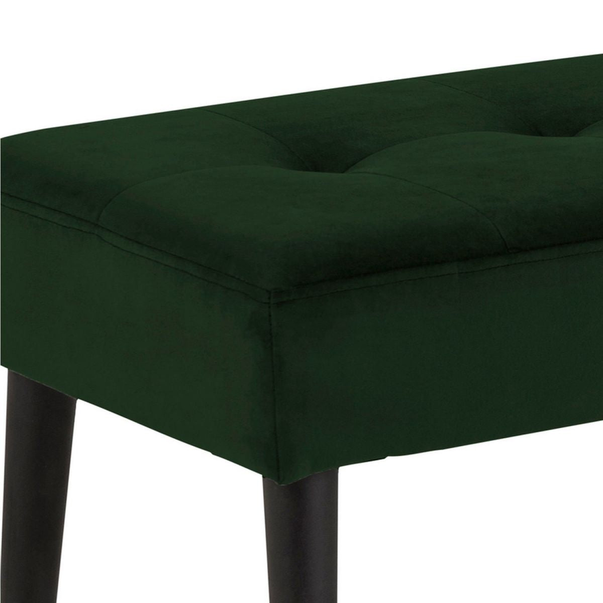 Bedroom Bench Stirling | size: Width: 95cm, Height: 45cm, Depth: 38cm | color: Green | image: 2 | variant: 1005577