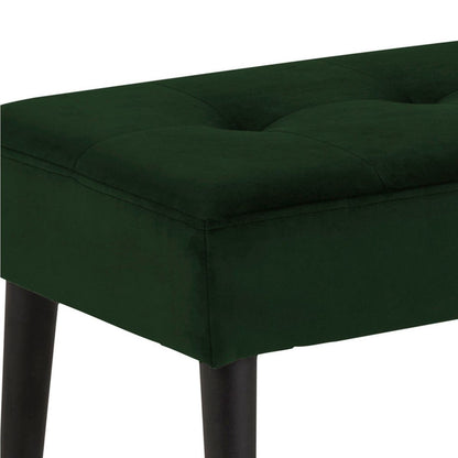Bedroom Bench Stirling | size: Width: 95cm, Height: 45cm, Depth: 38cm | color: Green | image: 2 | variant: 1005577