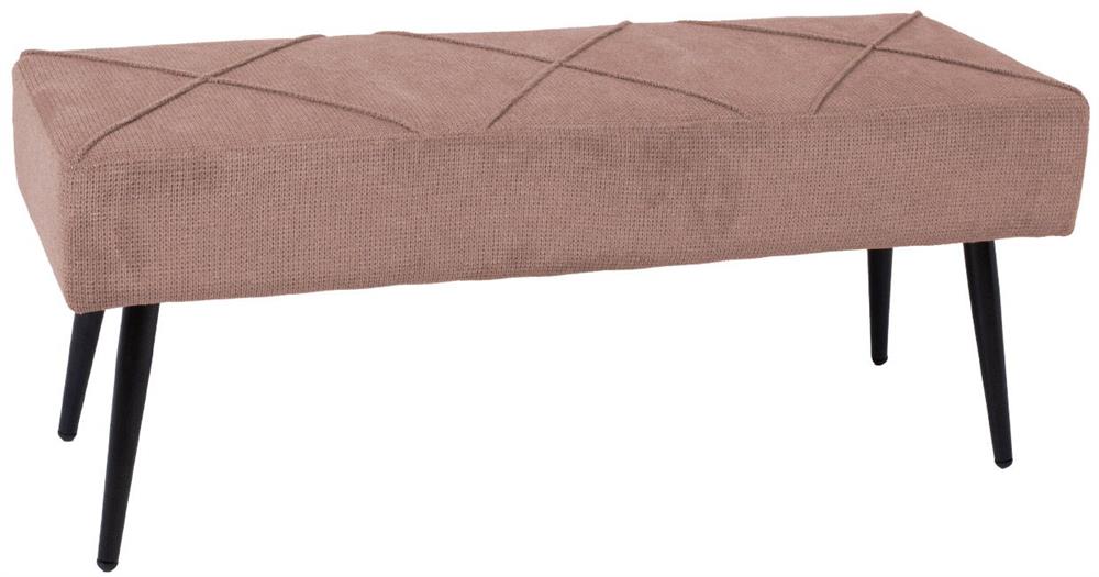 Bedroom Bench Wallingford | size: Length: 100cm, Width: 36cm, Height: 43cm | color: Pink | image: 1 | variant: 1000369