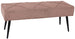 Bedroom Bench Wallingford | size: Length: 100cm, Width: 36cm, Height: 43cm | color: Pink | image: 1 | variant: 1000369