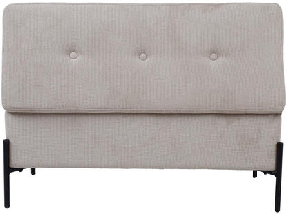Bedroom Bench Woodstock | size: Length: 95cm, Width: 35cm, Height: 41cm | color: Beige | image: 7 | variant: 1000360