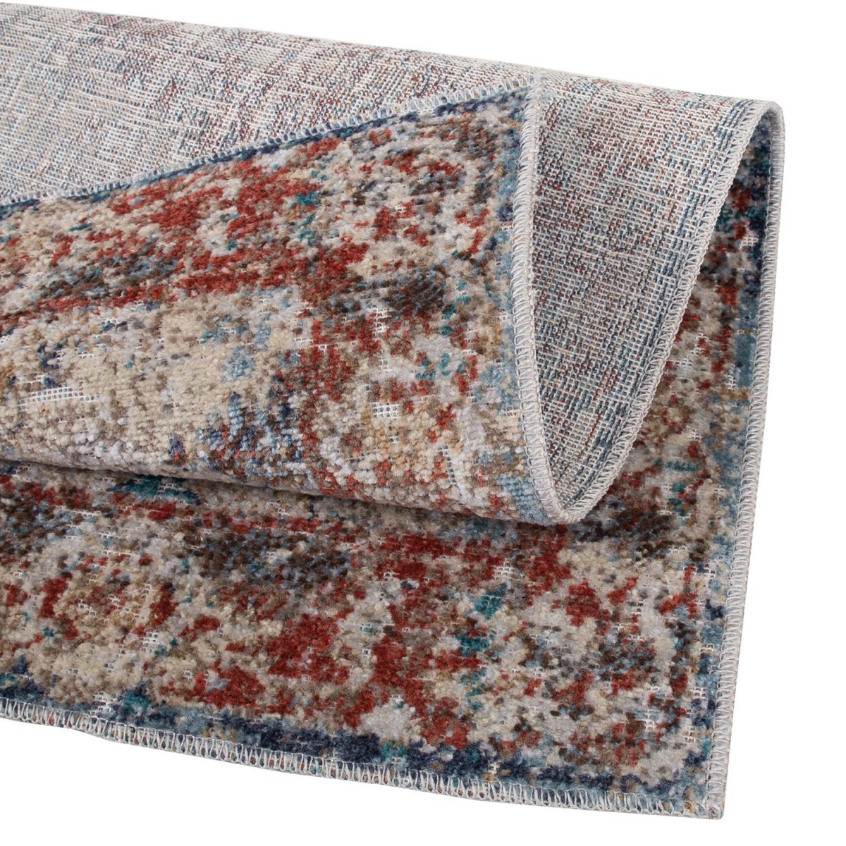 Carpet Oxford | size: Length: 150cm, Width: 100cm | color: Red/Blue | image: 2 | variant: 1004771