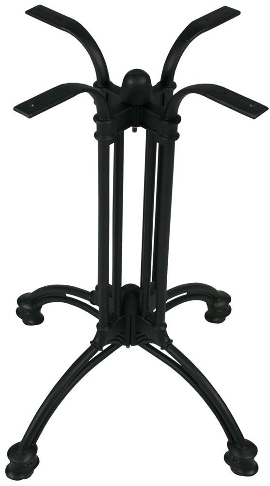 Central Table Leg Cafe | size: Height: 72cm, Diameter: 2cm | color: Black | image: 1 | variant: 1016815