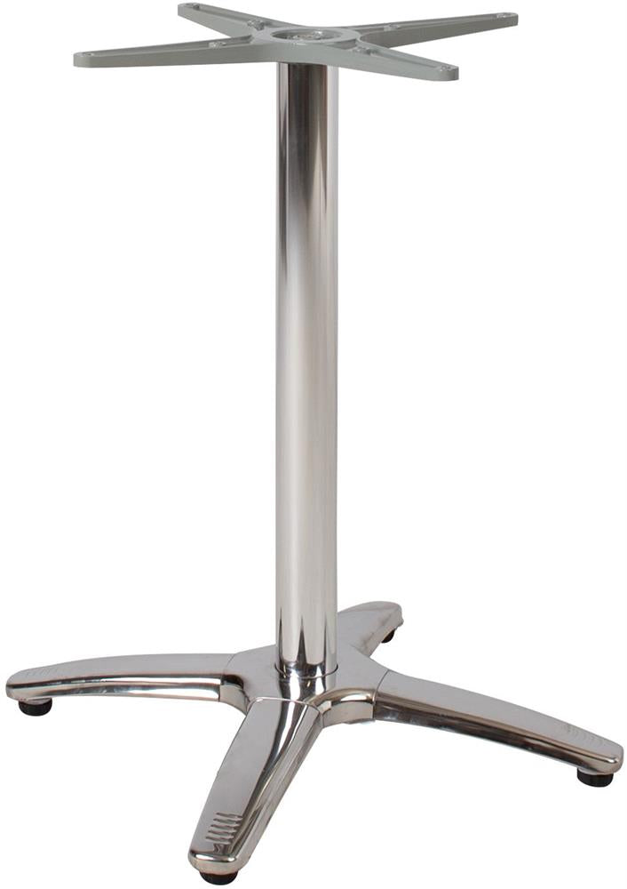 Central Table Leg Roma | size: Height: 70cm, Diameter: 2cm | color: Chrome | image: 1 | variant: 1016818