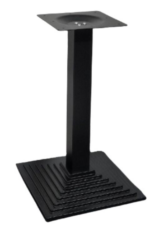 Central Table Leg Stad-3 | size: Height: 73cm, Diameter: 45cm | color: Black | image: 0 | variant: 1012903