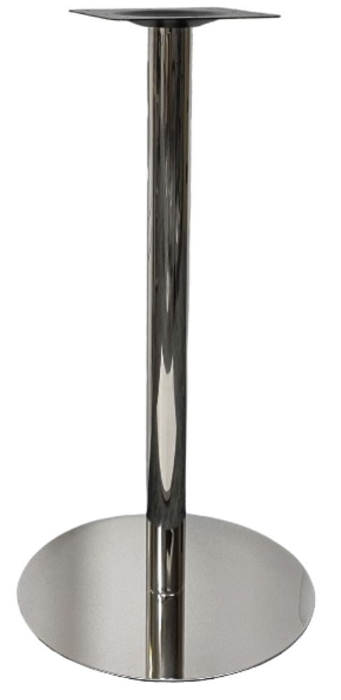 Central Table Leg Stad 4 | size: Height: 110cm, Diameter: 58cm | color: Chrome | image: 0 | variant: 1000706